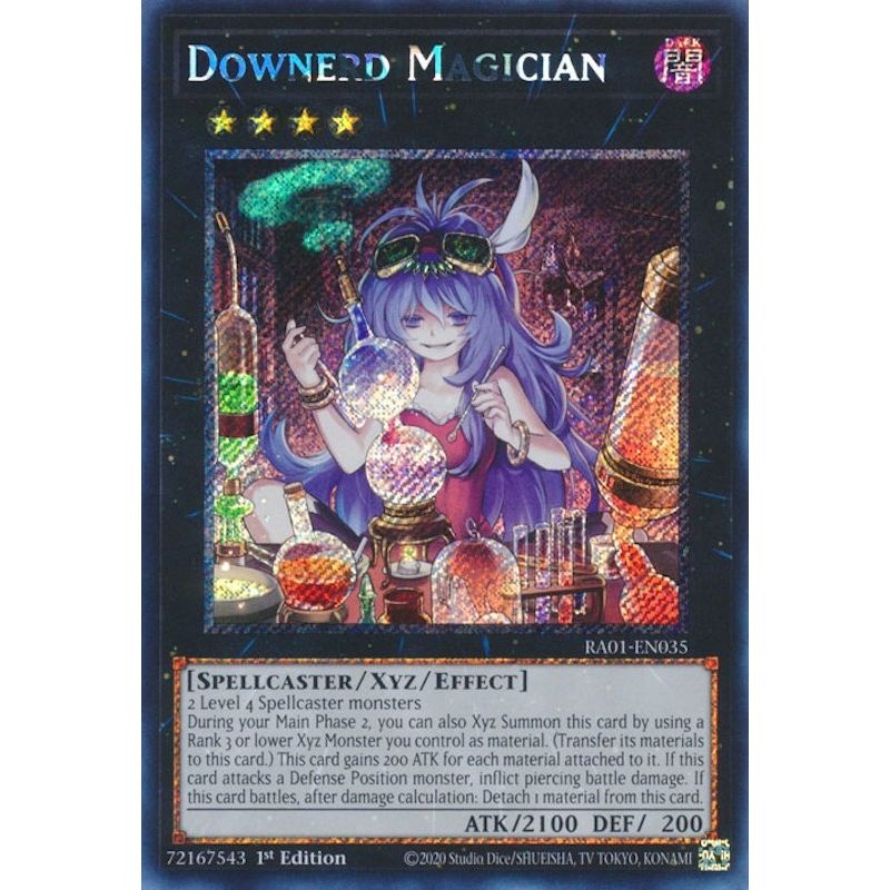 Image for Downerd Magician (Platinum Secret Rare) (RA01-EN035) (RA01) - YuGiOh