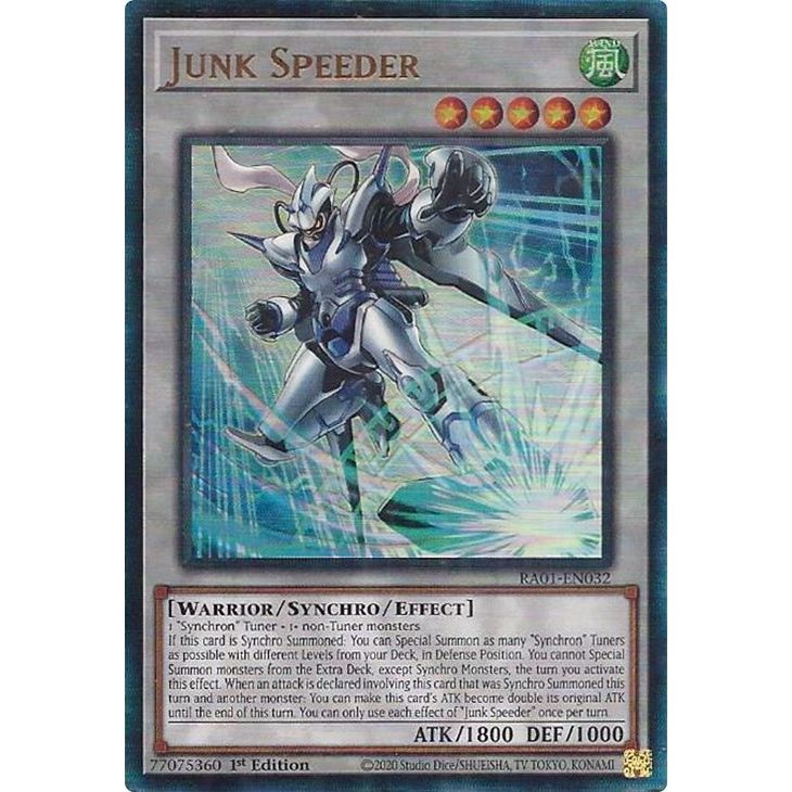 Image for Junk Speeder (PUR) (RA01-EN032) (RA01) - YuGiOh