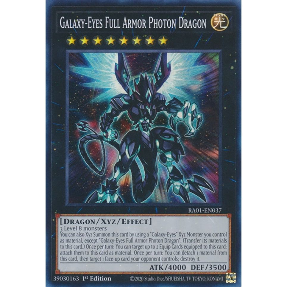 Image for Galaxy-Eyes Full Armor Photon Dragon (RA01-EN037) (RA01) - YuGiOh