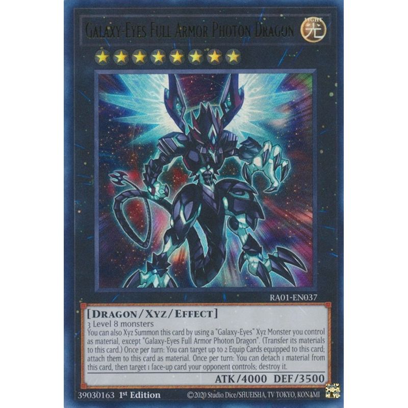 Image for Galaxy-Eyes Full Armor Photon Dragon (UR) (RA01-EN037) (RA01) - YuGiOh