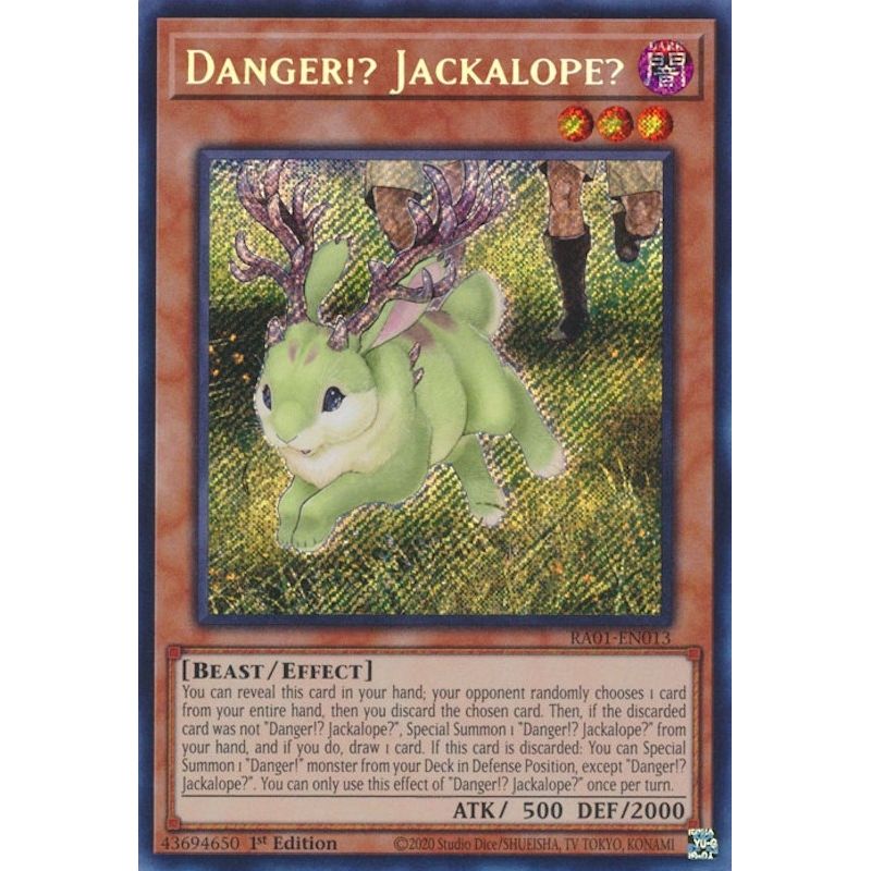 Image for Danger!? Jackalope? (Secret Rare) (RA01-EN013) (RA01) - YuGiOh
