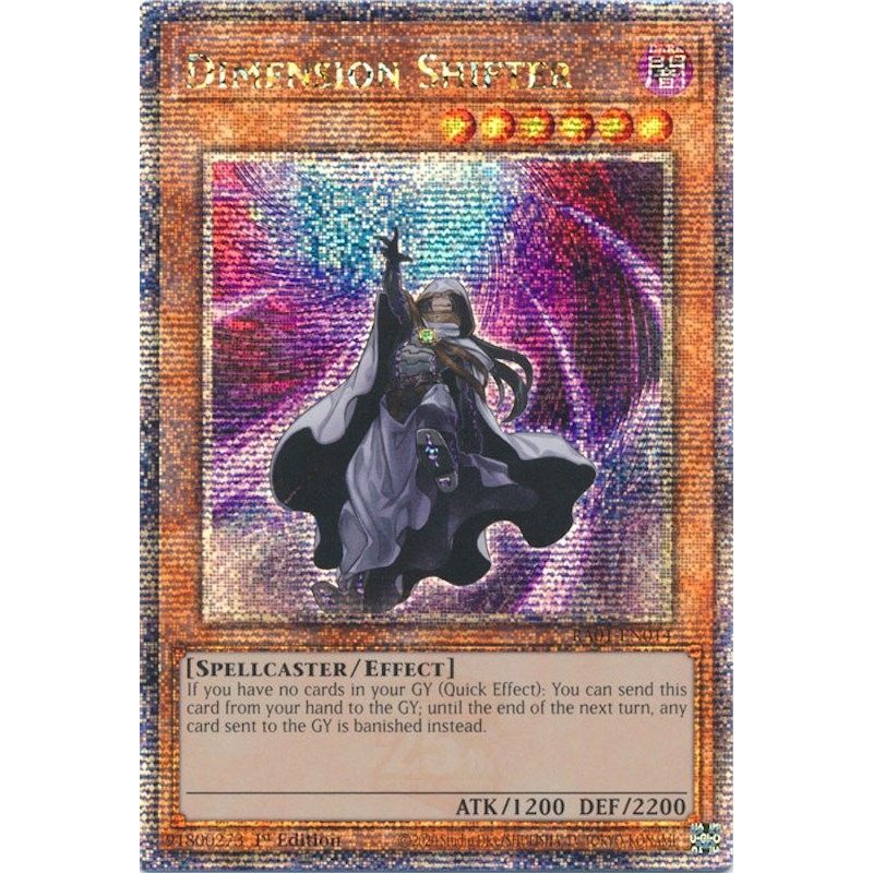 Image for Dimension Shifter (Quarter Century Secret Rare) (RA01-EN014) (RA01) - YuGiOh