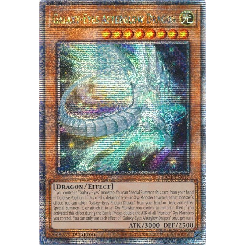 Image for Galaxy-Eyes Afterglow Dragon (Quarter Century Secret Rare) (RA01-EN017) (RA01) - YuGiOh