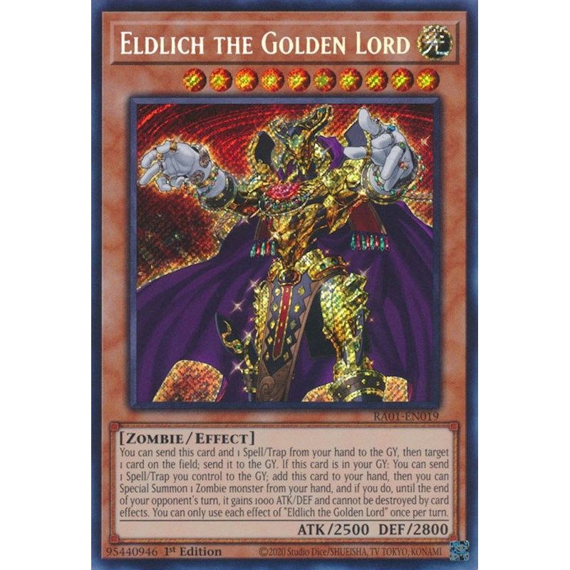 Image for Eldlich the Golden Lord (Secret Rare) (RA01-EN019) (RA01) - YuGiOh