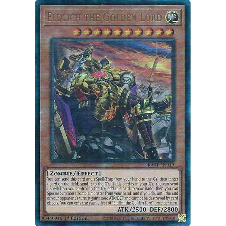 Image for Eldlich the Golden Lord (Alternate Art) (PUR) (RA01-EN019) (RA01) - YuGiOh