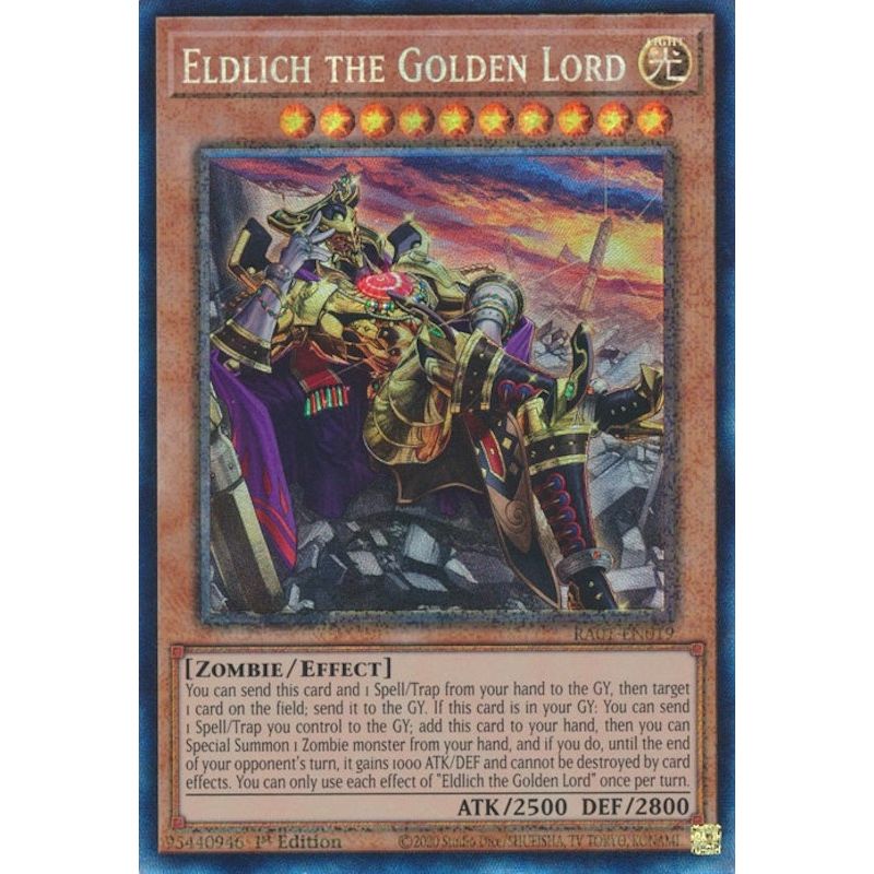 Image for Eldlich the Golden Lord (Alternate Art) (PCR) (RA01-EN019) (RA01) - YuGiOh