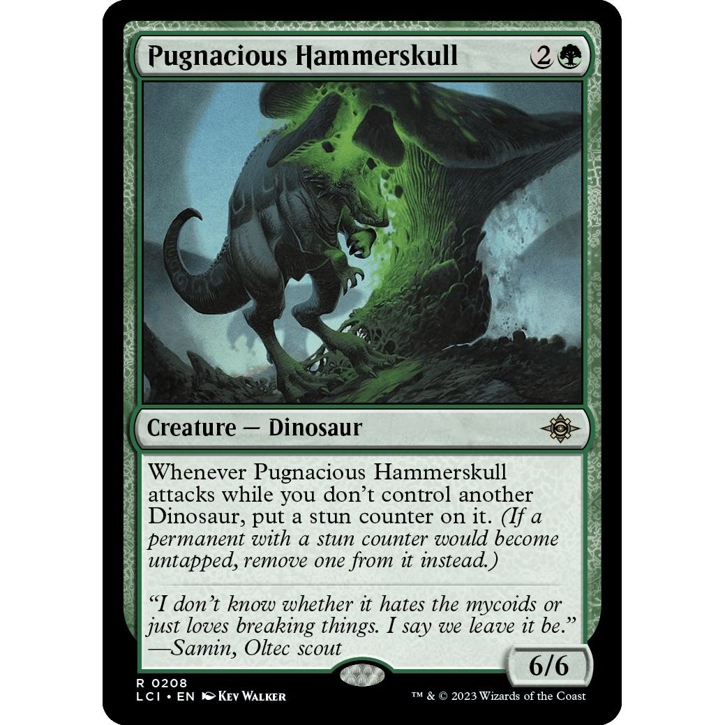 Image for Pugnacious Hammerskull (208) (LCI) - Magic: The Gathering