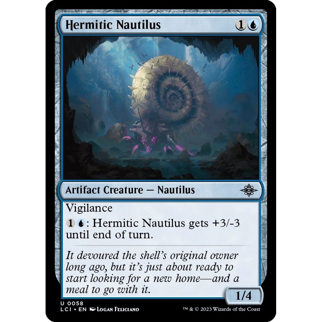 Image for Hermitic Nautilus (58) (LCI) - Magic: The Gathering