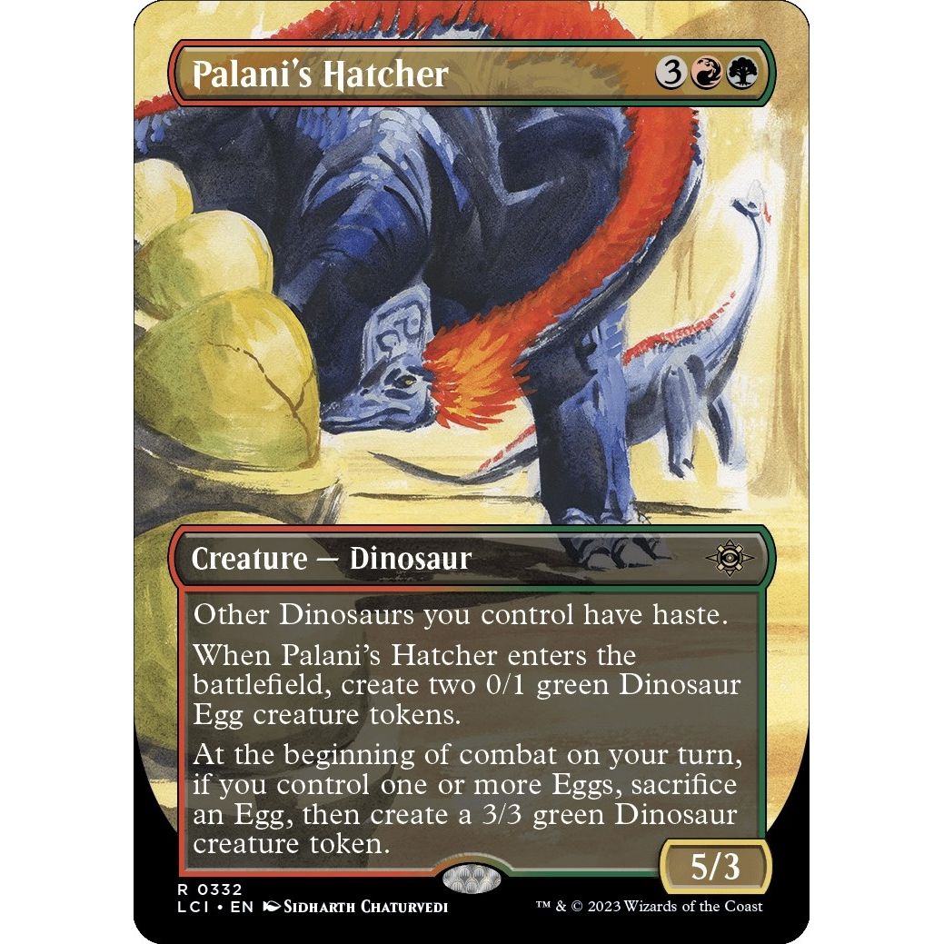 Image for Palani's Hatcher (Borderless) (332) (LCI) - Magic: The Gathering