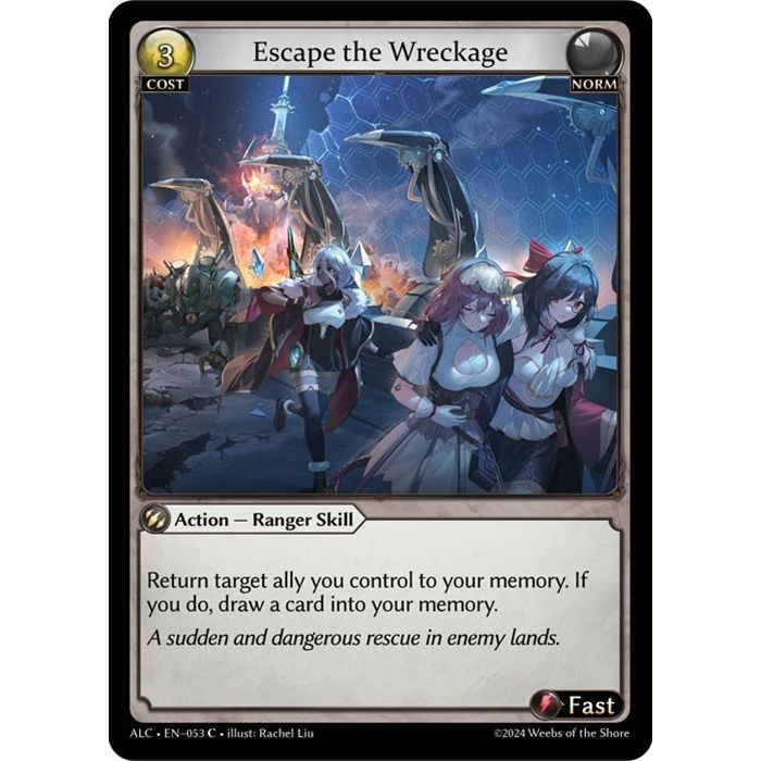 Image for Escape the Wreckage (053) (ALC) - Grand Archive TCG