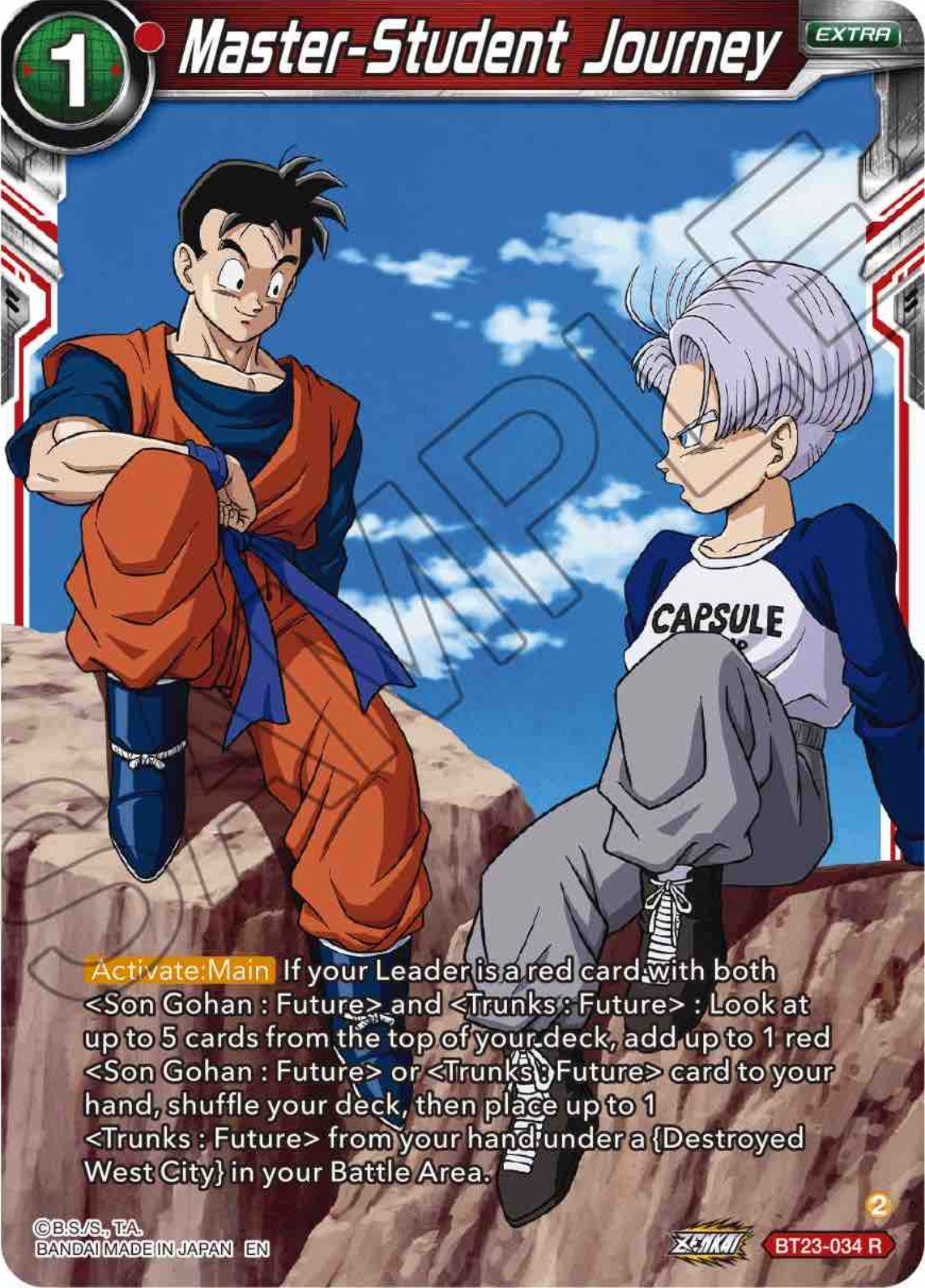 Image for Master-Student Journey (BT23-034) (BT23) - Dragon Ball Super: Masters