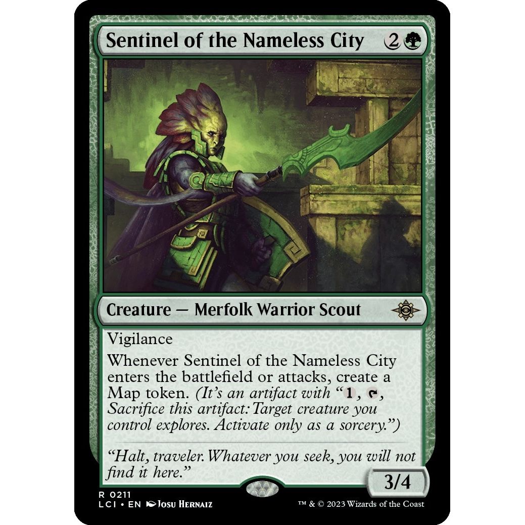 Image for Sentinel of the Nameless City (211) (LCI) - Magic: The Gathering