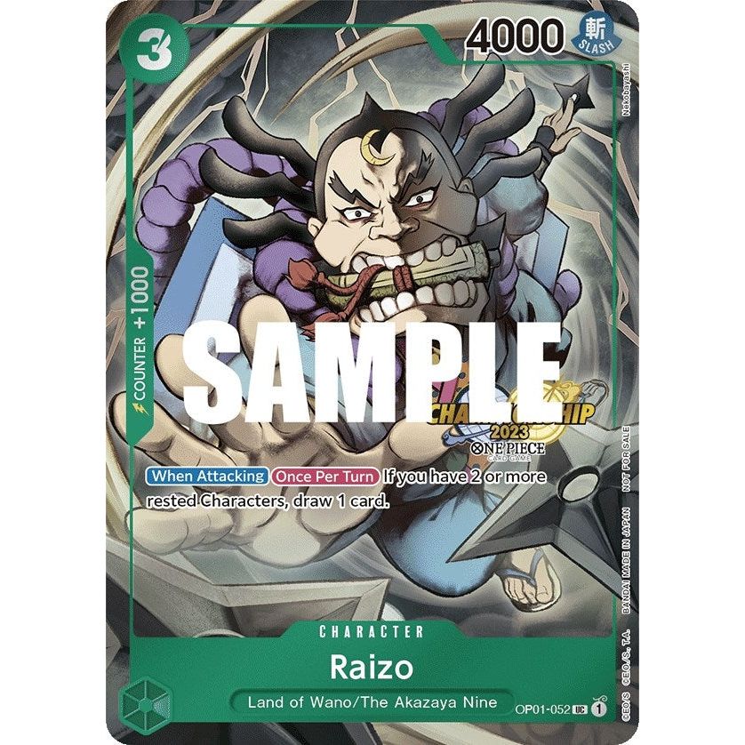 Image for Raizo (CS 2023 Event Pack) (OP01-052) (OP-PR) - One Piece Card Game