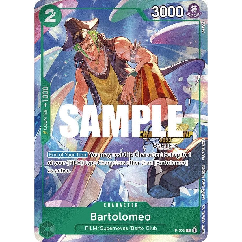 Image for Bartolomeo (CS 2023 Event Pack) (P-029) (OP-PR) - One Piece Card Game