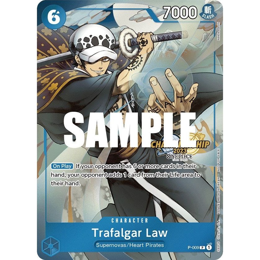 Image for Trafalgar Law (CS 2023 Celebration Pack) (P-009) (OP-PR) - One Piece Card Game