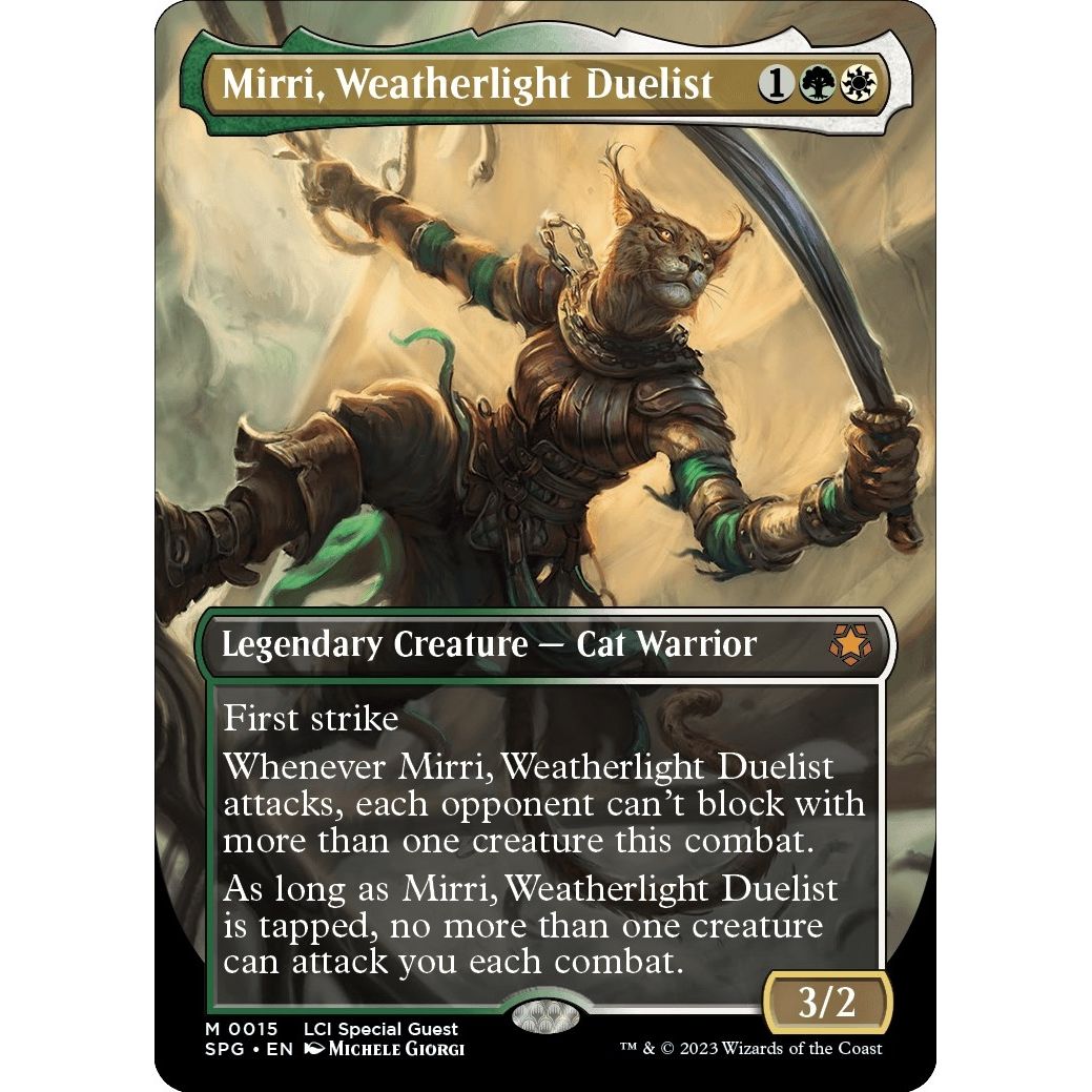 Image for Mirri, Weatherlight Duelist (Borderless) (15) (SPG) - Magic: The Gathering