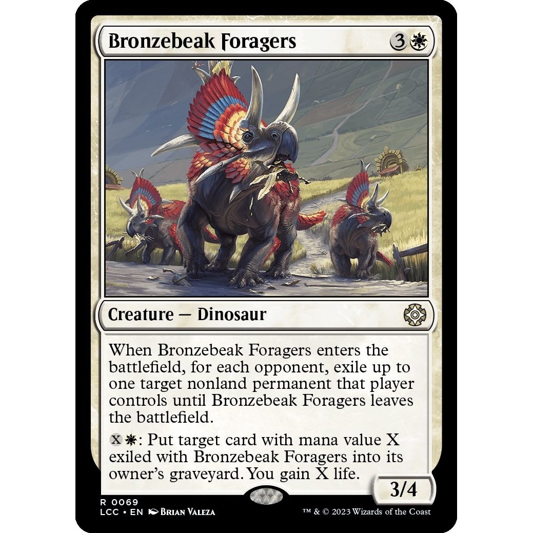 Image for Bronzebeak Foragers (69) (LCC) - Magic: The Gathering
