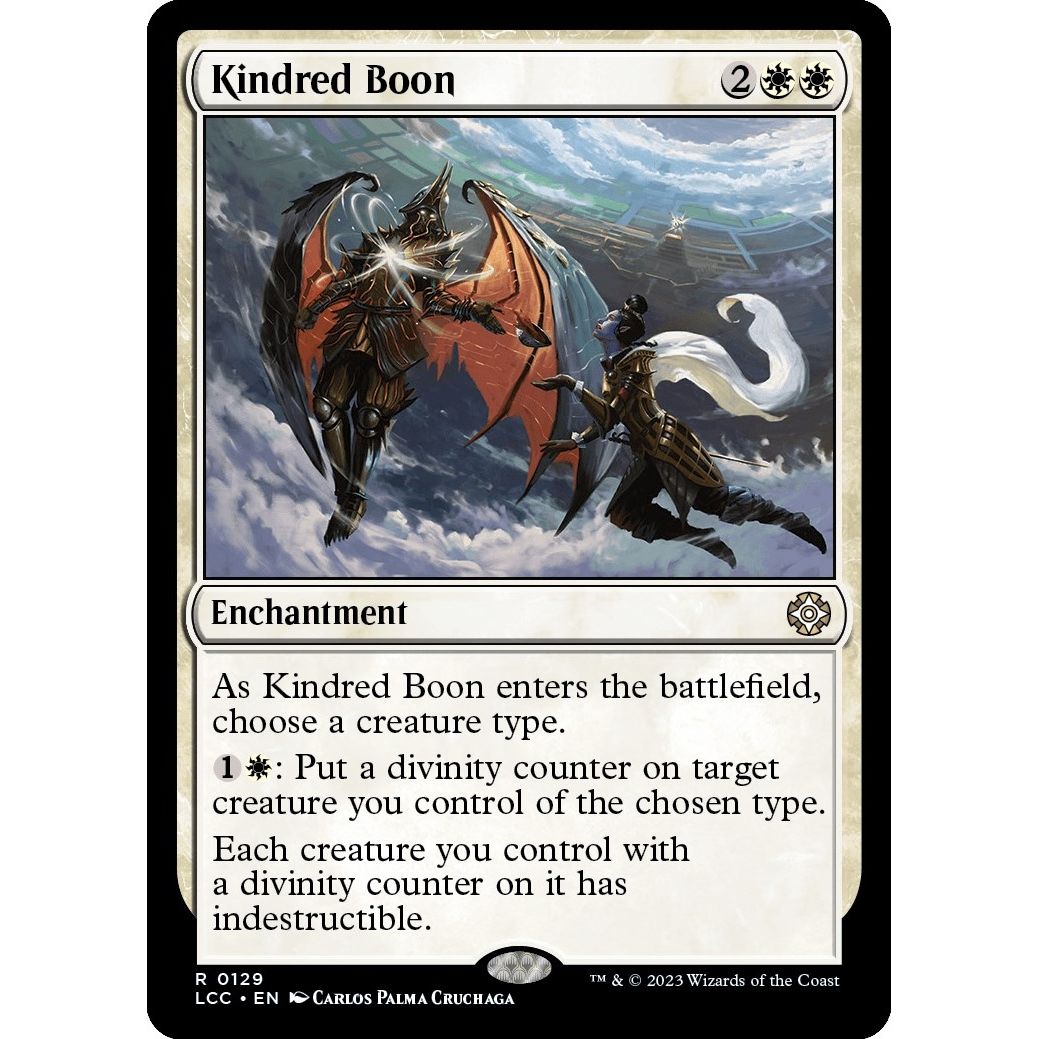 Image for Kindred Boon (129) (LCC) - Magic: The Gathering