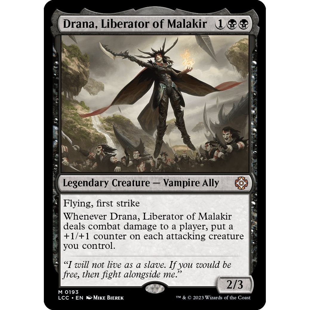 Image for Drana, Liberator of Malakir (193) (LCC) - Magic: The Gathering