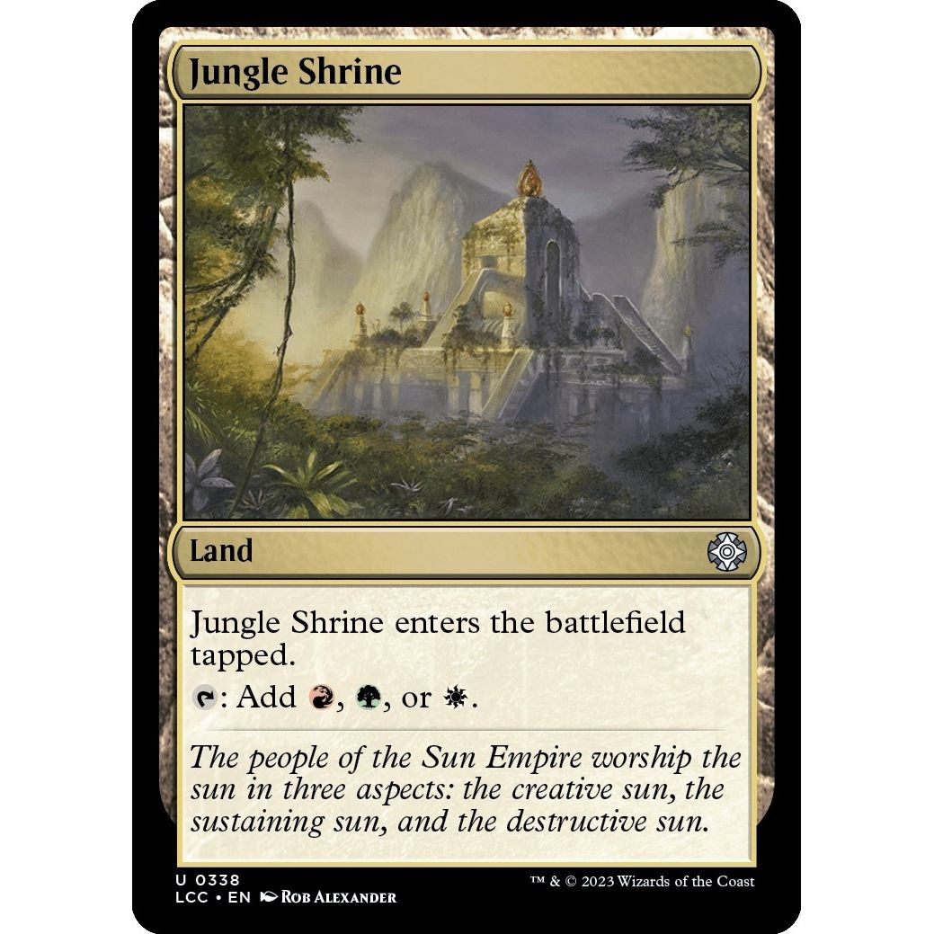 Image for Jungle Shrine (338) (LCC) - Magic: The Gathering