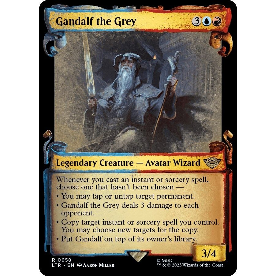 Image for Gandalf the Grey (Showcase Scrolls) (658) (LTR) - Magic: The Gathering