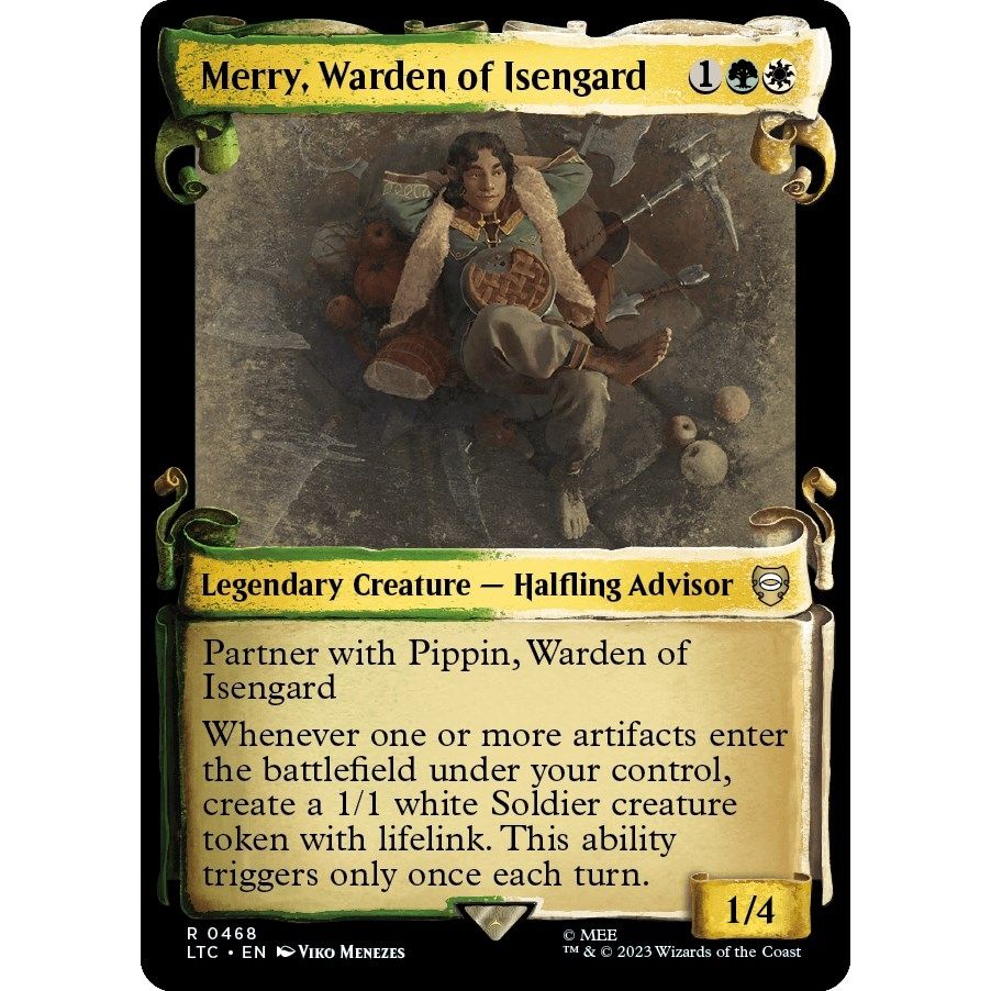 Image for Merry, Warden of Isengard (Showcase Scrolls) (468) (LTC) - Magic: The Gathering