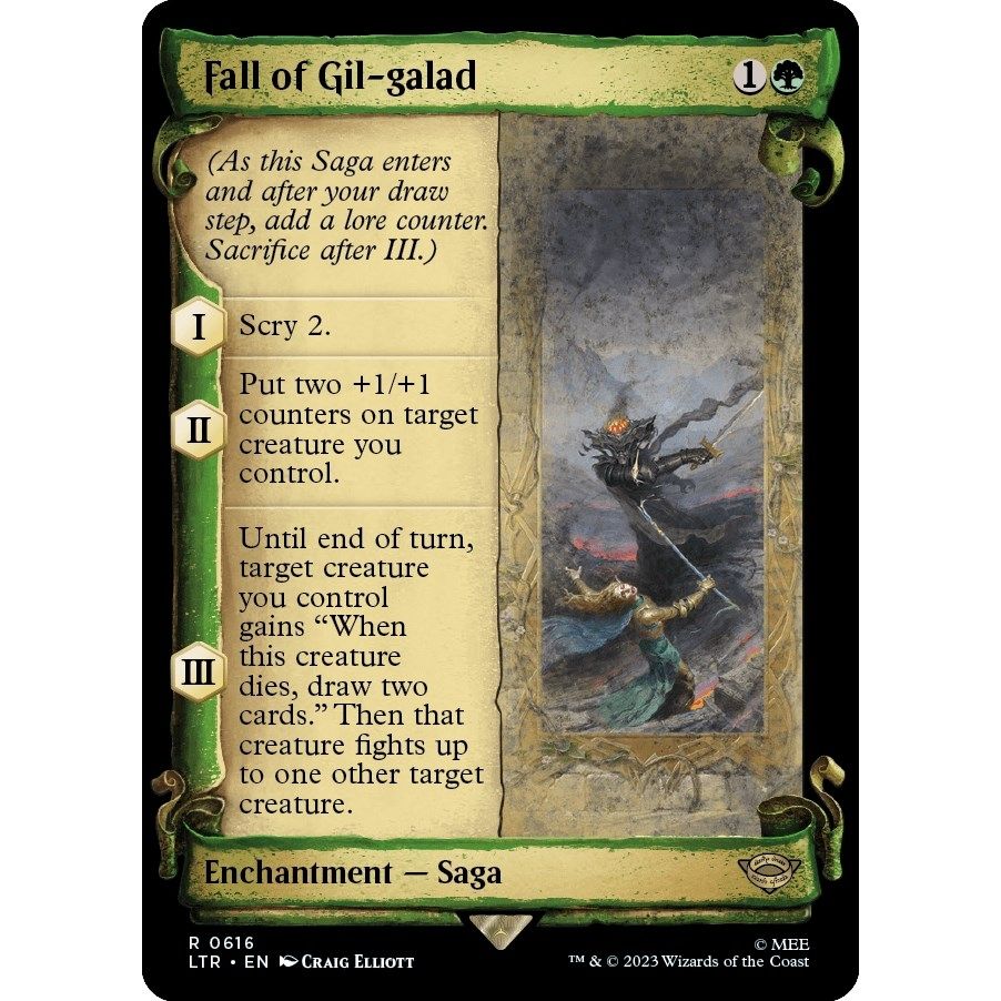 Image for Fall of Gil-galad (Showcase Scrolls) (616) (LTR) - Magic: The Gathering