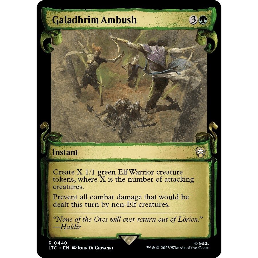 Image for Galadhrim Ambush (Showcase Scrolls) (440) (LTC) - Magic: The Gathering