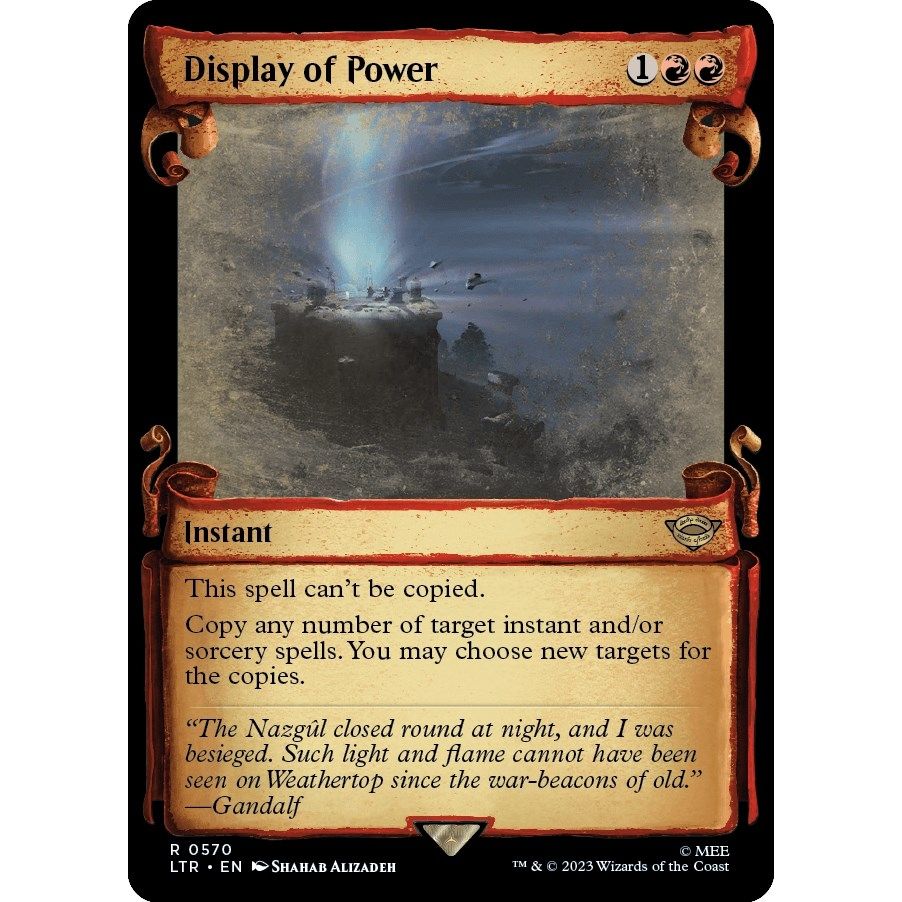 Image for Display of Power (Showcase Scrolls) (570) (LTR) - Magic: The Gathering