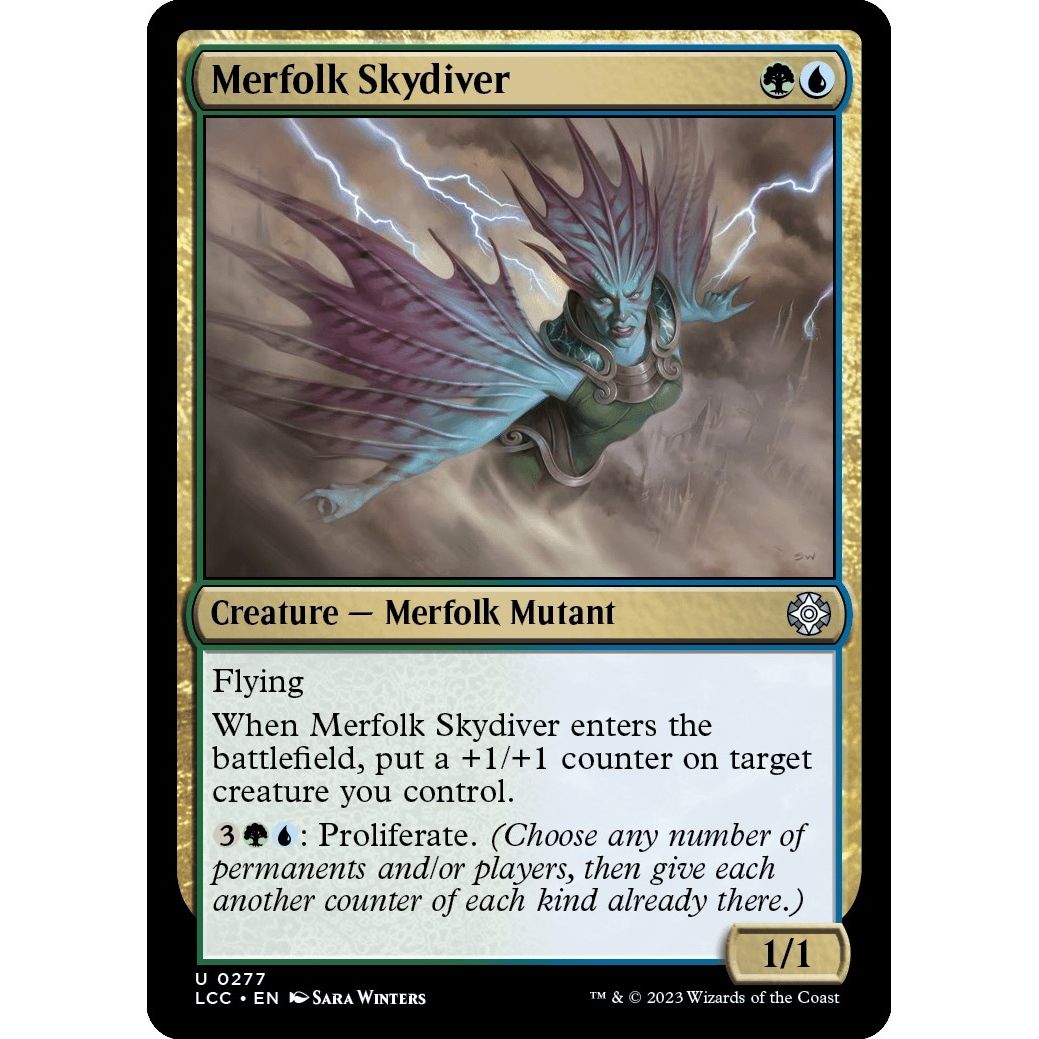 Image for Merfolk Skydiver (277) (LCC) - Magic: The Gathering