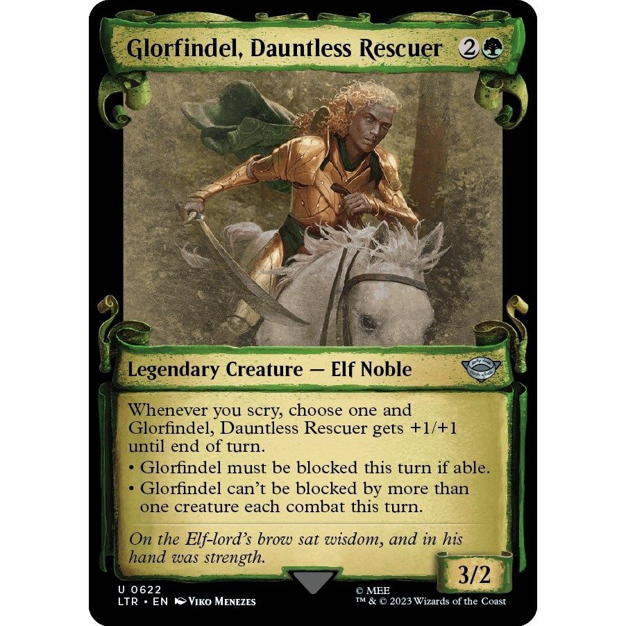 Image for Glorfindel, Dauntless Rescuer (Showcase Scrolls) (622) (LTR) - Magic: The Gathering