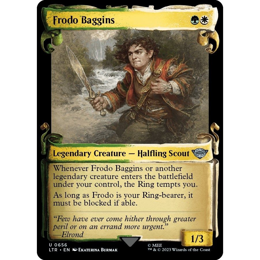 Image for Frodo Baggins (Showcase Scrolls) (656) (LTR) - Magic: The Gathering