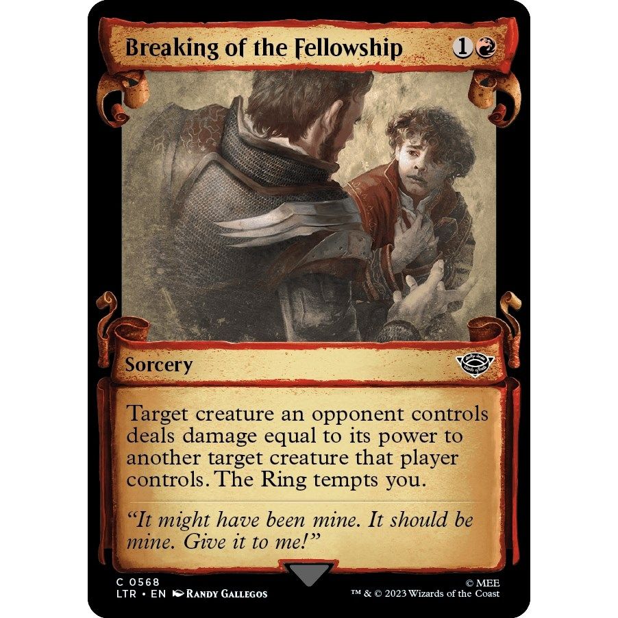 Image for Breaking of the Fellowship (Showcase Scrolls) (568) (LTR) - Magic: The Gathering