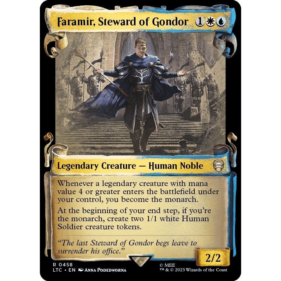 Image for Faramir, Steward of Gondor (Showcase Scrolls) (458) (LTC) - Magic: The Gathering