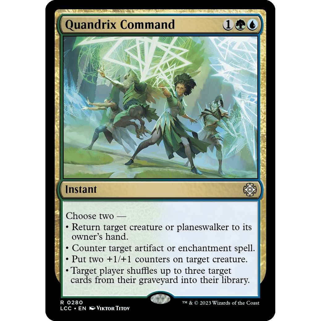 Image for Quandrix Command (280) (LCC) - Magic: The Gathering