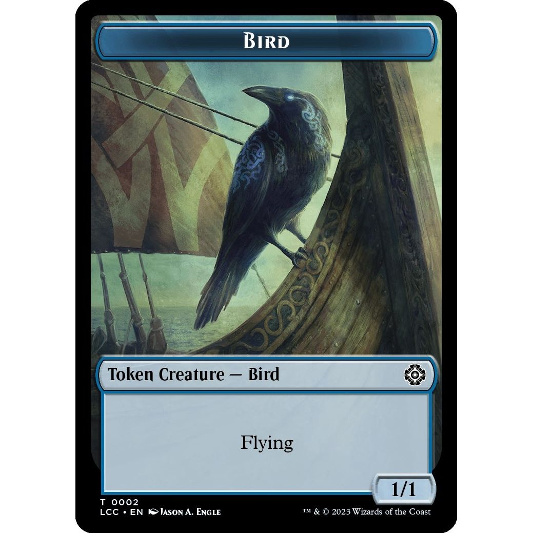 Image for Bird // Merfolk (0003) Double-Sided Token (2 // 3) (LCC) - Magic: The Gathering