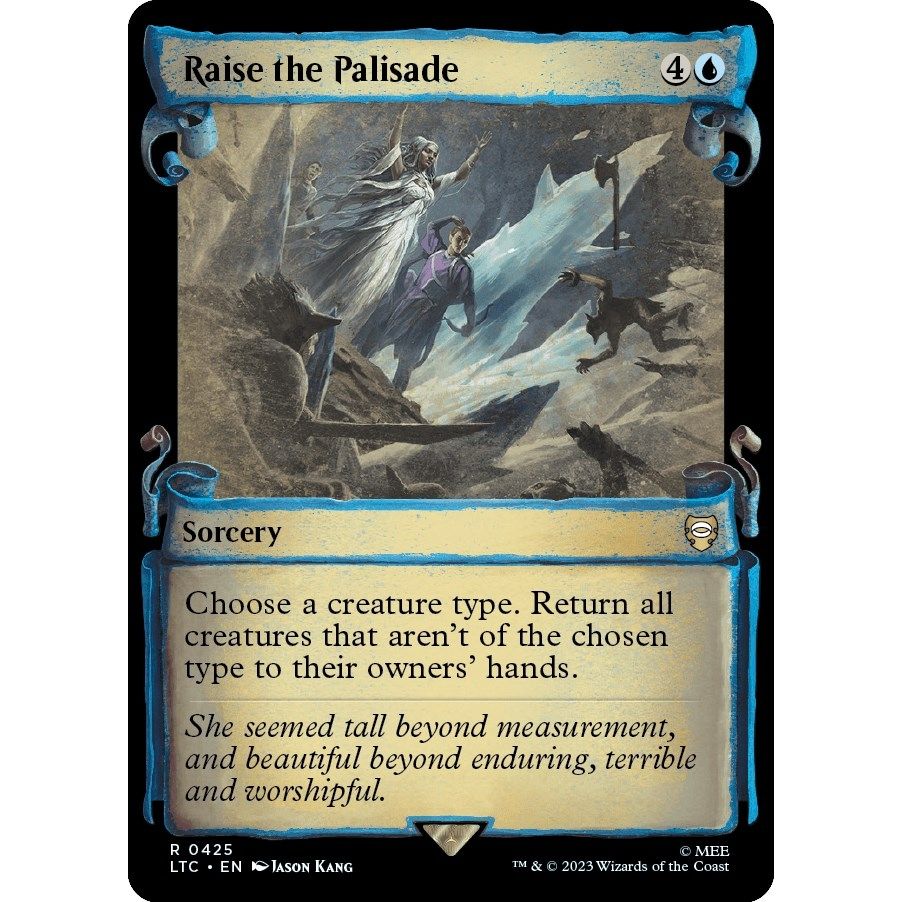 Image for Raise the Palisade (Showcase Scrolls) (425) (LTC) - Magic: The Gathering