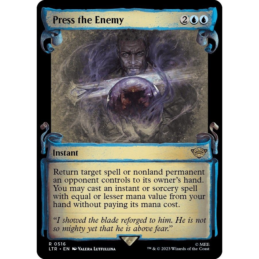 Image for Press the Enemy (Showcase Scrolls) (516) (LTR) - Magic: The Gathering