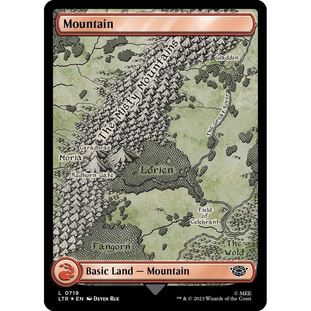 Image for Mountain (0719) (Surge Foil) (719) (LTR) - Magic: The Gathering