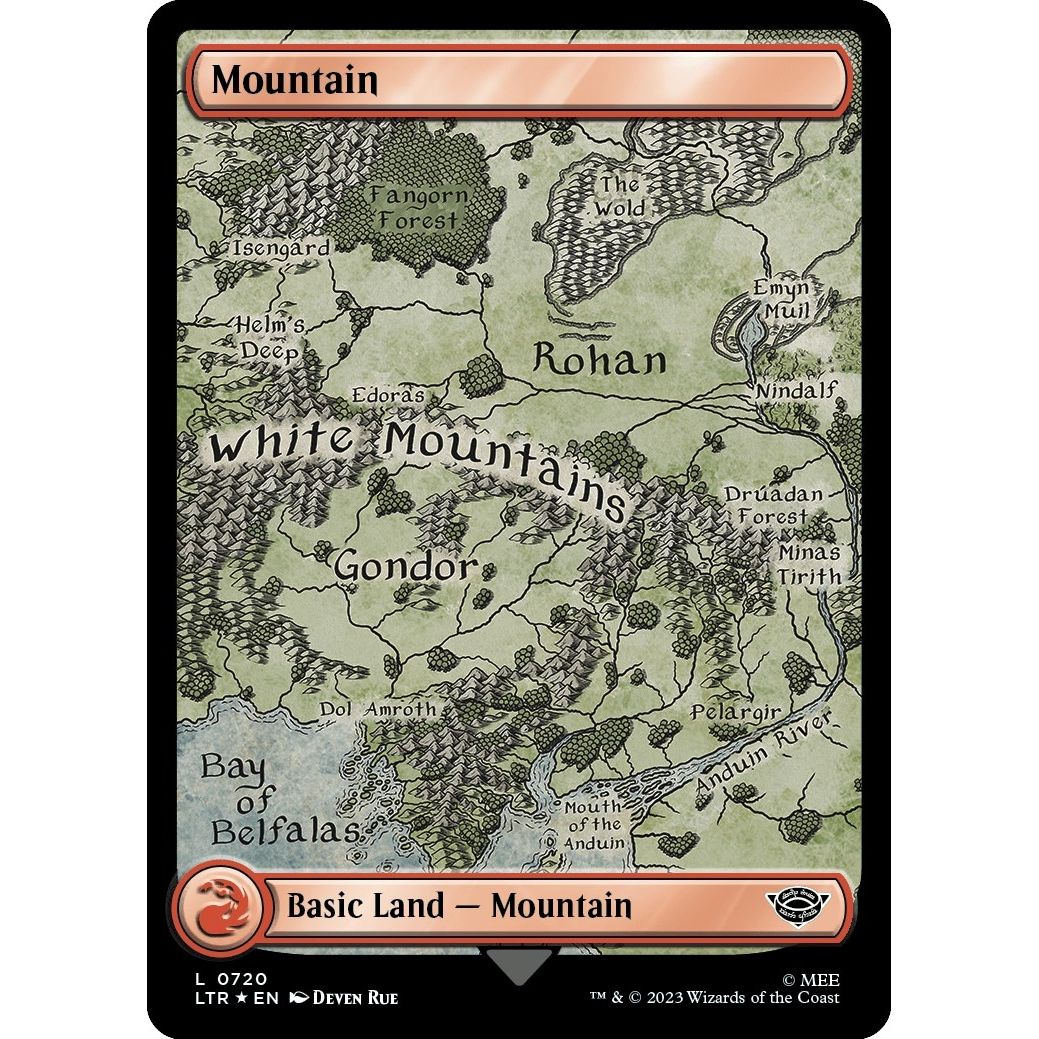 Image for Mountain (0720) (Surge Foil) (720) (LTR) - Magic: The Gathering