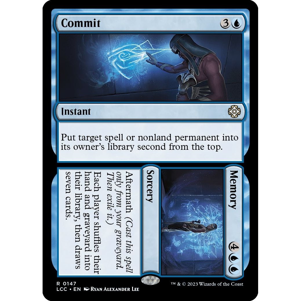 Image for Commit // Memory (147) (LCC) - Magic: The Gathering