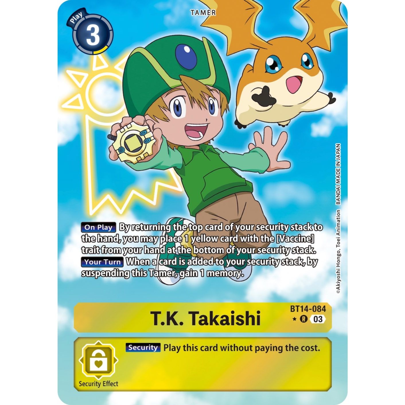 Image for T.K. Takaishi (Alternate Art) (BT14-084 R) (BT14) - Digimon Card Game