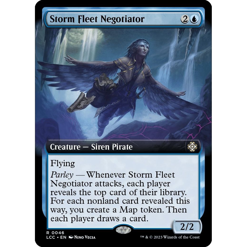 Image for Storm Fleet Negotiator (Extended Art) (46) (LCC) - Magic: The Gathering