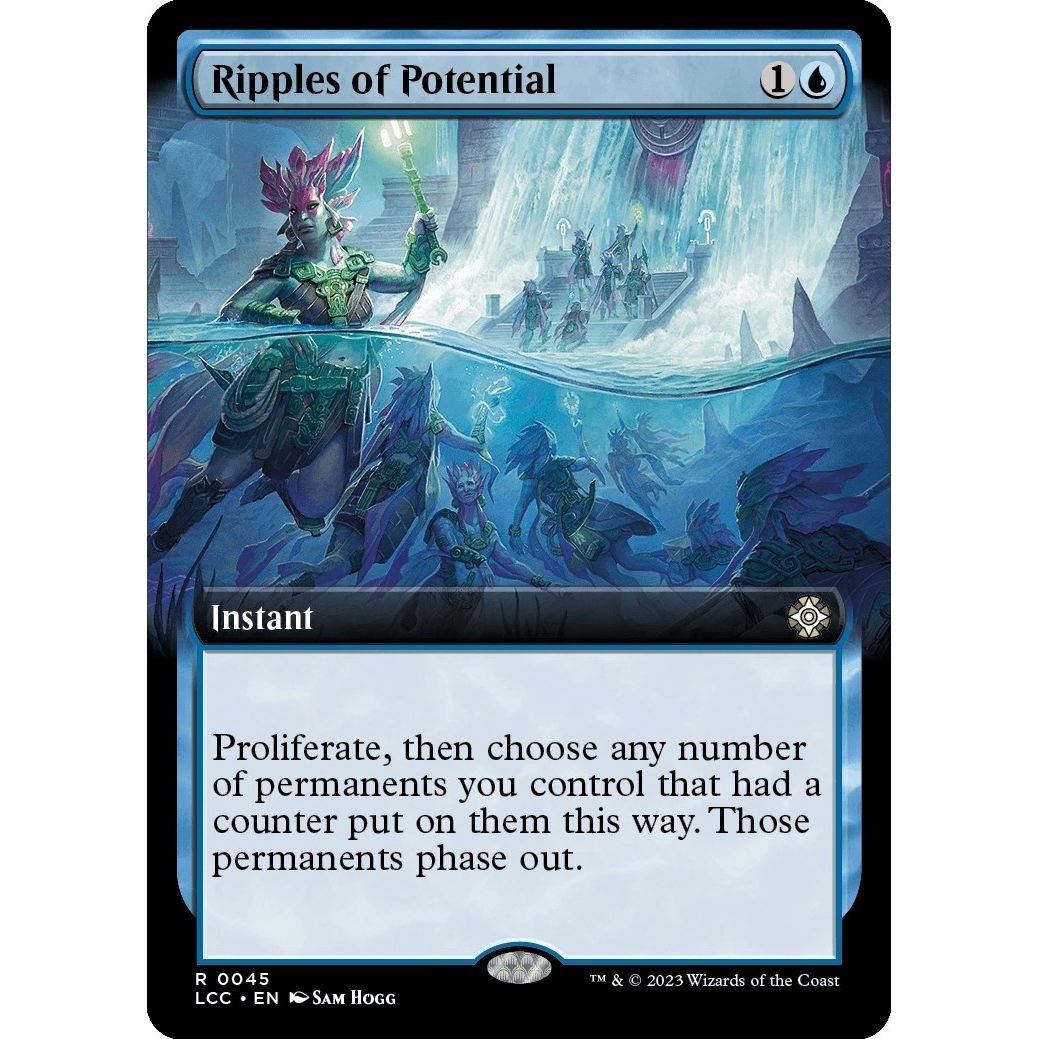 Image for Ripples of Potential (Extended Art) (45) (LCC) - Magic: The Gathering