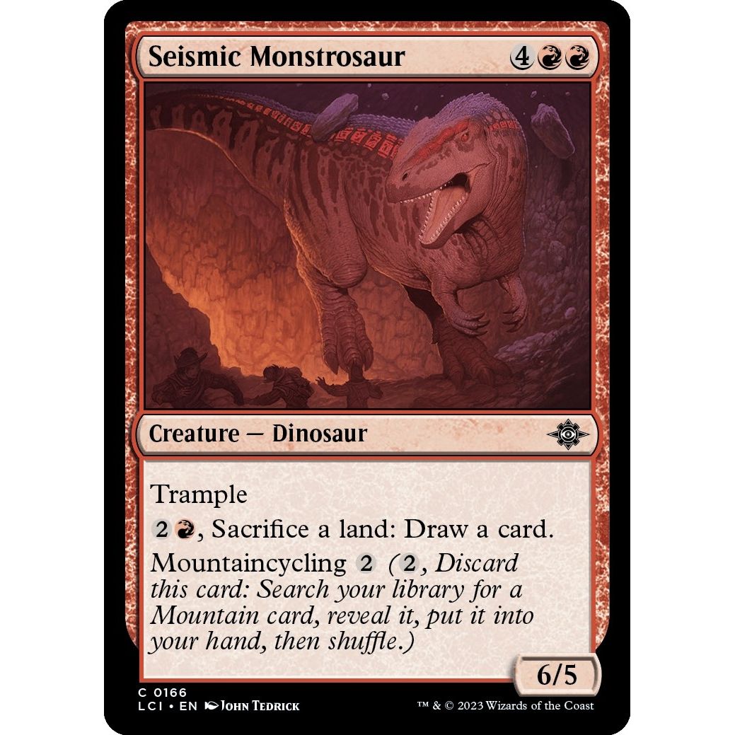 Image for Seismic Monstrosaur (166) (LCI) - Magic: The Gathering