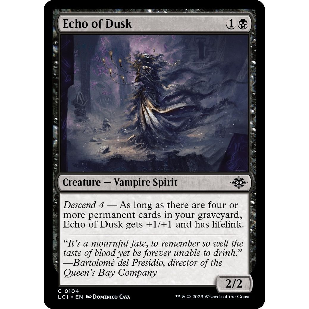 Image for Echo of Dusk (104) (LCI) - Magic: The Gathering