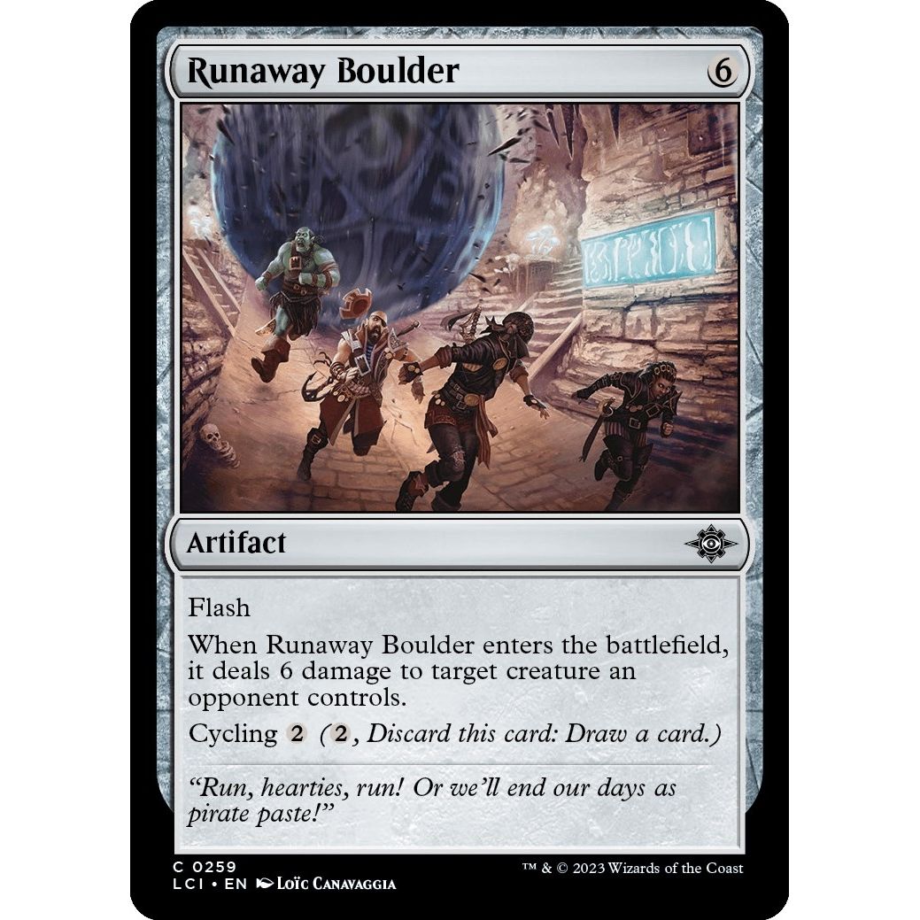 Image for Runaway Boulder (259) (LCI) - Magic: The Gathering