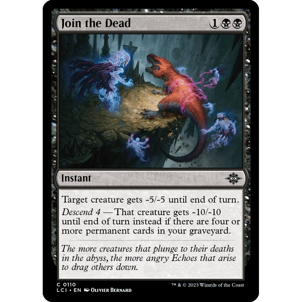 Image for Join the Dead (110) (LCI) - Magic: The Gathering