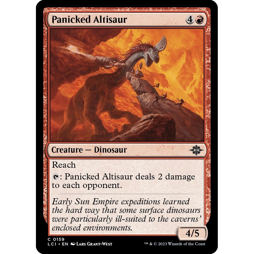 Image for Panicked Altisaur (159) (LCI) - Magic: The Gathering