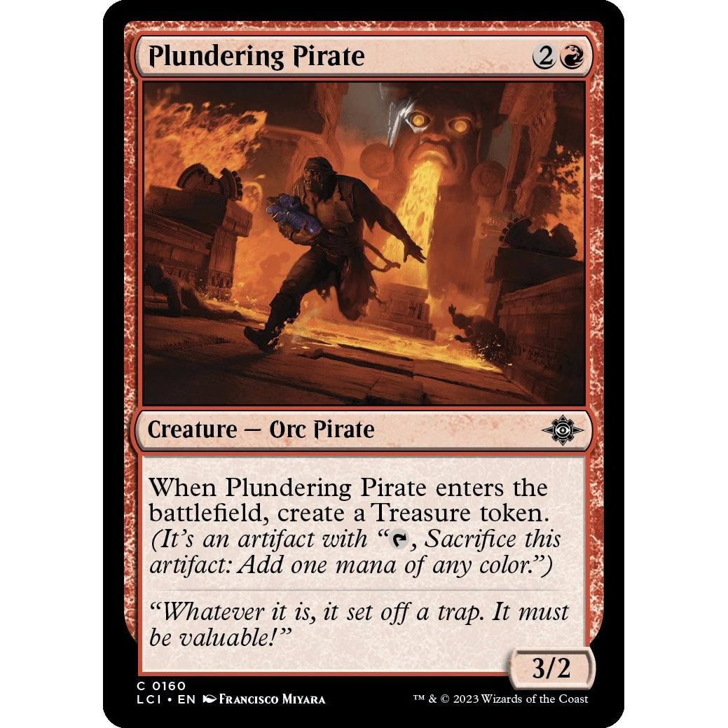 Image for Plundering Pirate (160) (LCI) - Magic: The Gathering